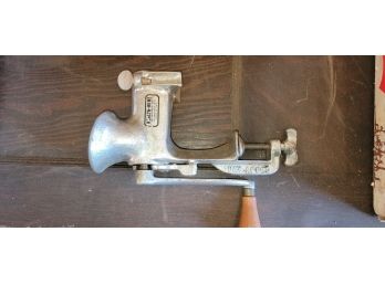 Vintage Health-Mine Food Grinder With Counter Clamp