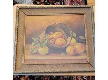 Framed Fruit Bowl Still Life