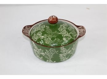 Cute Green 7' Dutch Oven With Lid