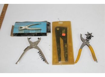 Rivet And Hole Punch Tools