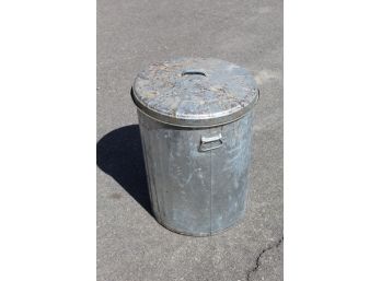 30 Gallon Galvanized Trash Can