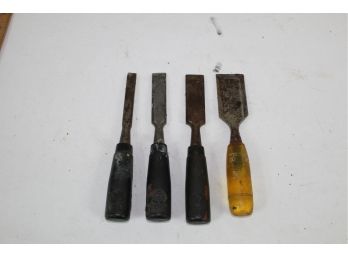 4 Stanley Chisels