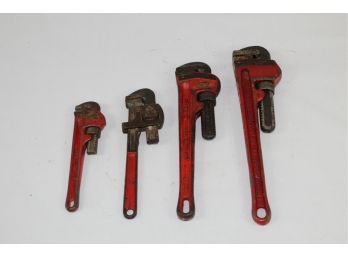 Lot Of Pipe Wrenches