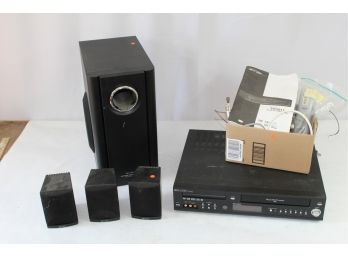 Go Video DVD And VHS Player With Surround Sound