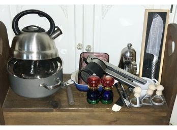 Pots & Pans, Stainless Teapot & More