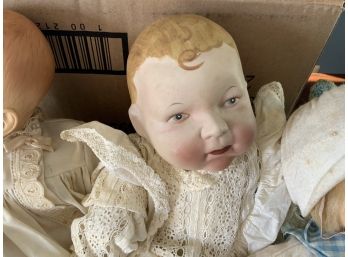 5 Dolls ~ Antique Bisque Doll & More ~