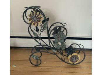 Great Metal Plant Stand - Holds 3 Six Inch Pots