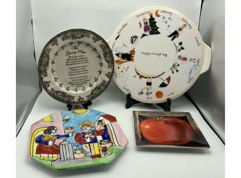 Plate Lot ~ Johnson Brothers Friendly Village Giving Plate & More ~