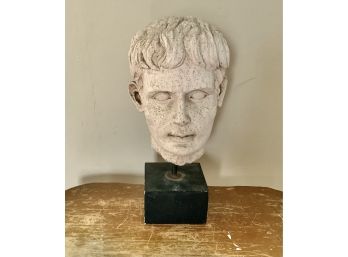 Decorative Head On Pedestal