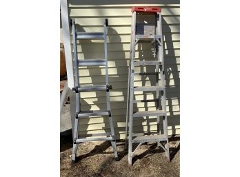 2 Metal Ladders