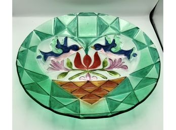 Huge Glass Platter