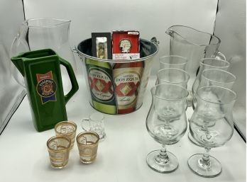 Cocktail Lot ~ Set Of 12 Cocktail Glasses , Shot Glasses And More