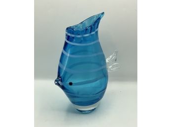 Glass Fish Vase