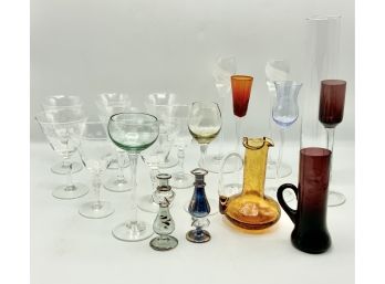 Beautiful Colored Glass Lot