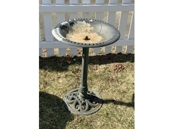 Metal Bird Bath