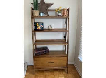 West Elm Open Wood Bookcase 38x15x70