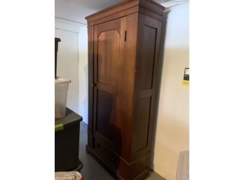 Wood Armoire Light Scratches In Front 36x15x79