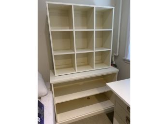 Bookcase With Cubbies (there Are 2 Of These. This One Is On The Left) Very Heavy - Bring Help