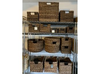 Set Of 15 Dark Baskets (Threshold)