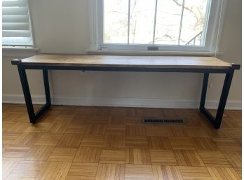 Bench In Foyer. No Name 55x16x19 Industrial Style