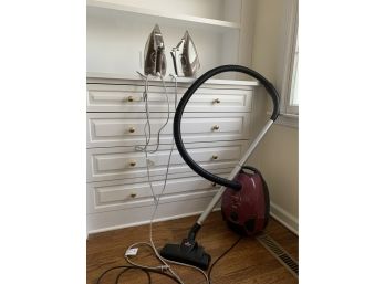 Miscellaneous Household Items Vacuum And 2 Irons