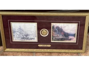 Thomas Kinkade 'A Perfect Day - Beginning To The End' Commemorative  Print