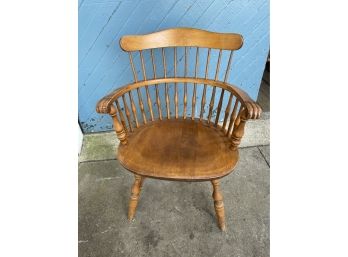 Maple Comb Back Vintage Captains Chair
