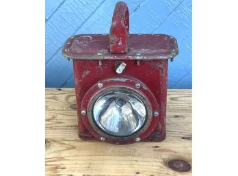 Portable Handheld Vintage Red Train Light