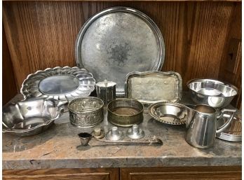 Large Lot Of Silver-plated Items And More