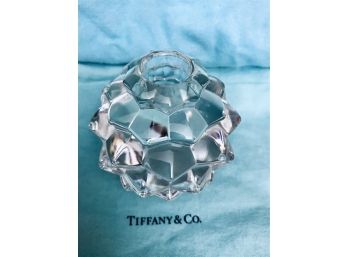 Sunning TIFFANY & Co. Crystal Candleholder With Dust Bag