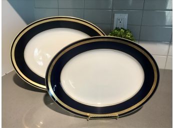 Pair Of ROSENTHAL Oval Serving Platters