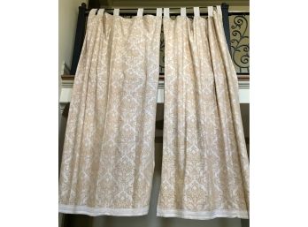 Pair Of Fine Custom Upholstered Drapes From ABC CARPET AND HOME ( 1 Of 4 Pairs Listed Separately)