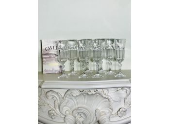 BACCART Flutes Set Of 8