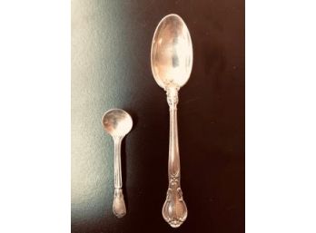 Pair Of STERLING SILVER Spoons