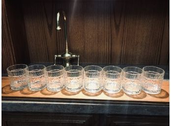 8 Fine Quality Barware Glasses And 5 Nice Drinking Glasses