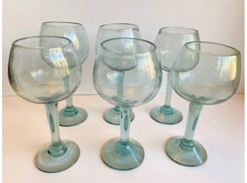 Set 6 Wine Goblets Glasses