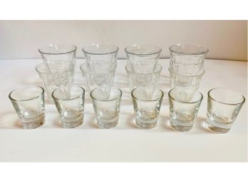 14 Small Glasses & Shot Glasses