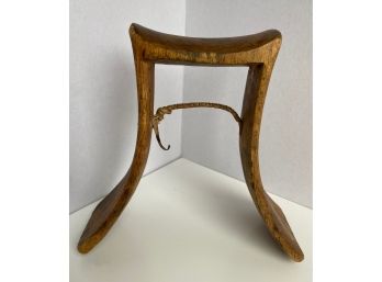 Authentic African Carved Wood Neck/Head Rest Purchased On Trip To Kenya