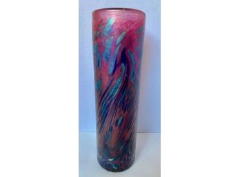 Vintage Brian Maytum Studio Art Glass Vase, Signed