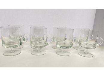 8 Vintage Wine Glasses, Irish Coffee