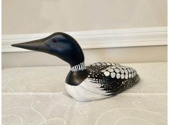 Duck Decoy Signed Rena Wichman 1-26-95 & DG Robinson 9-6-09