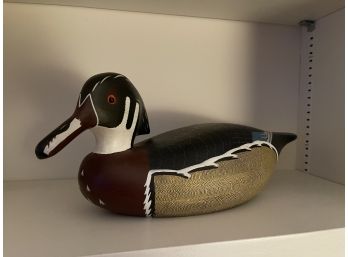 Vintage Ethan Allen Wood Duck Drake Decoy