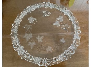 Pretty Glass Tray 13.5' Wide