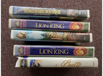 VHS Homeward Bound, The Lion King. Balto And More