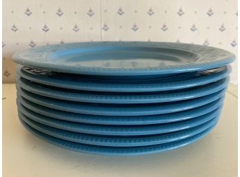 Royal Norfolk Nice Blue Dinner Plates Great Condition