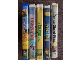 VHS Stuar Tlittle,a Bugs Life, Lilo And Stitch