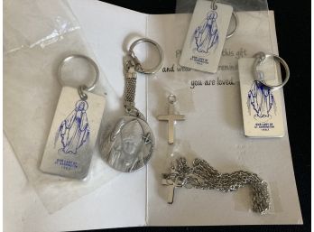 Key Chains Crosses And More Of The Same With Religious Theme