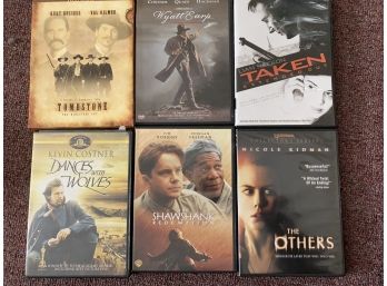 Suspense And Thrillers Anyone? Tombstone, Taken The Others, What Earp And More 6 DVD's