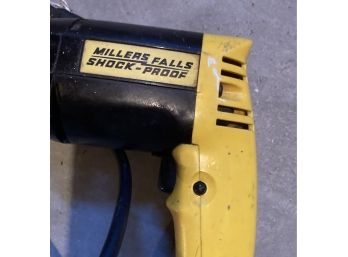 Drill By Millers Falls Co. Greenfield Mass. Shock Proof