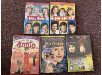 Full House, Annie, Matilda And Bear And Me DVD's